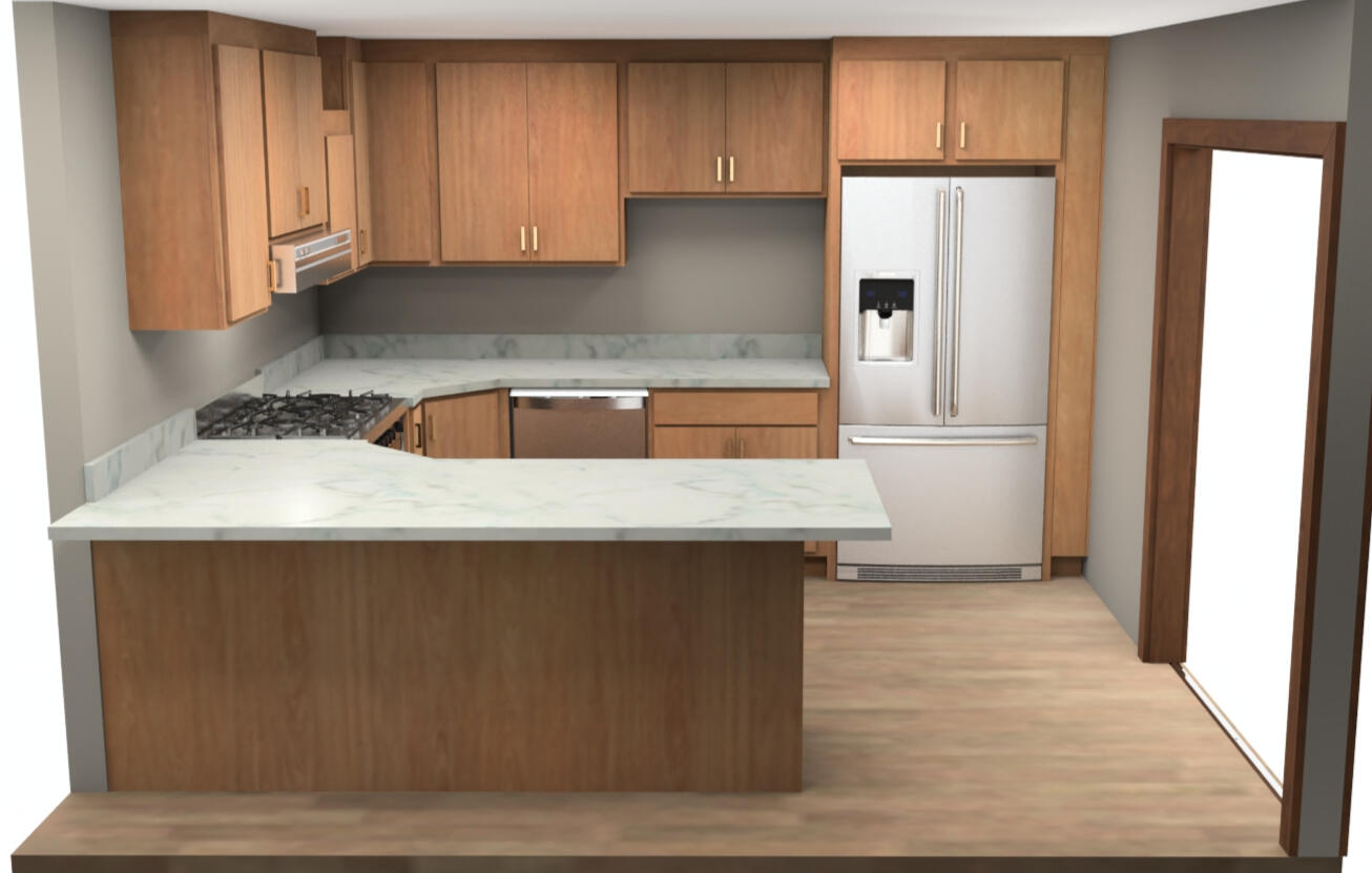 Basement ADU Kitchen Basement ADU Kitchen